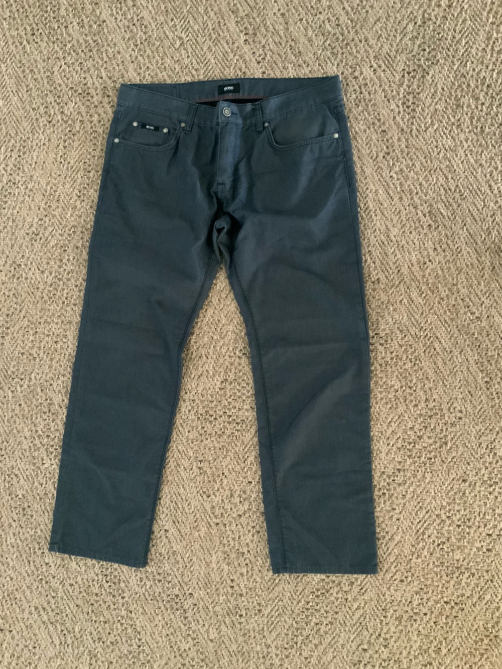 Boss Men's Dark lightweight denim